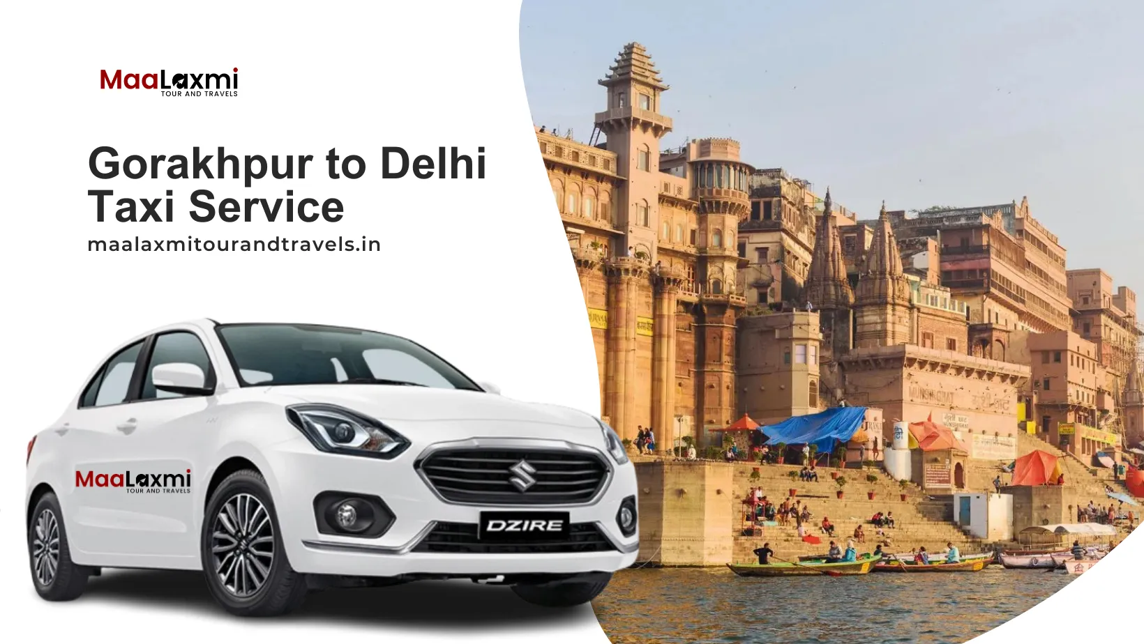Gorakhpur to Delhi Taxi Services